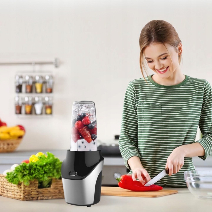 Blender kielichowy do SMOOTHIE KOKTAJLI MŁYNEK 1000W
