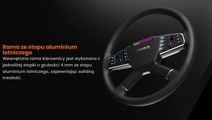 Kierownica do ciężarówki Moza Racing TSW Truck Wheel (TSW) RS060