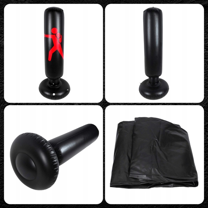 DMUCHANY WOREK BOKSERSKI TRENINGOWY STOJĄCY 160cm