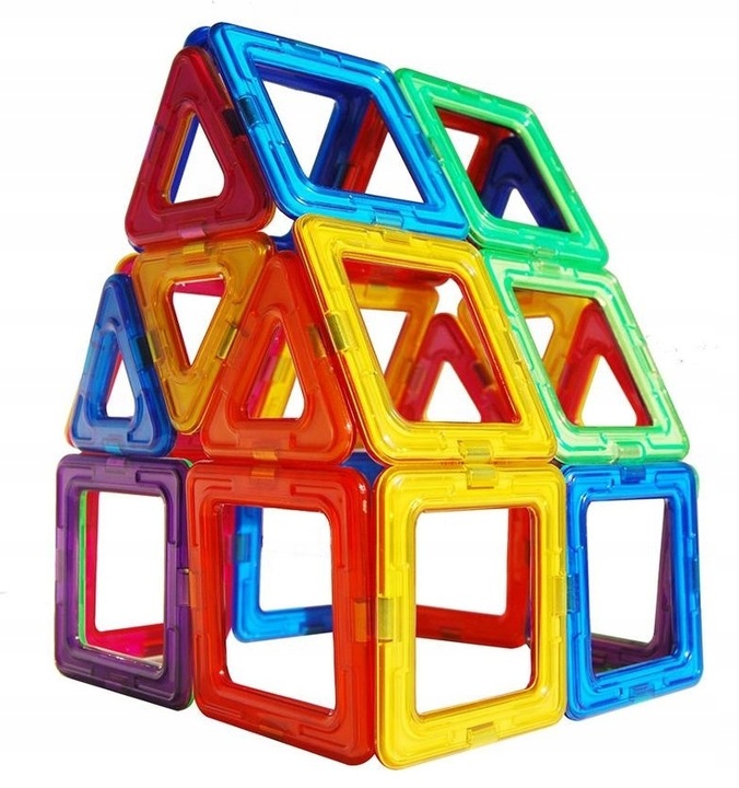 KLOCKI MAGNETYCZNE PANELE KONSTRUKCYJNE 128 EL