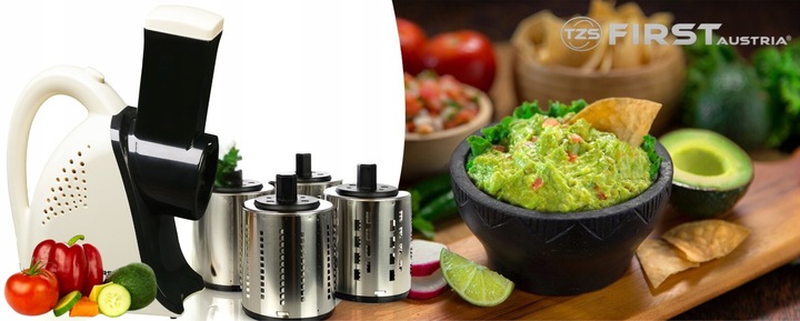 Szatkownica elektryczna do warzyw First Austria rozdrabniacz z 4