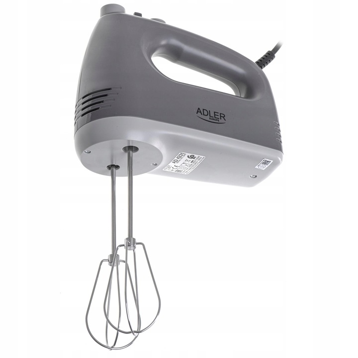 Mikser ręczny 750W 5 biegów tryb TURBO 6 mieszadeł Haki Trzepaki Separator