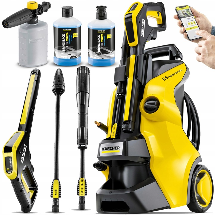 MYJKA CIŚNIENIOWA KARCHER K 5 POWER NOWY MODEL ZESTAW PŁYNÓW +LANCA PIANY