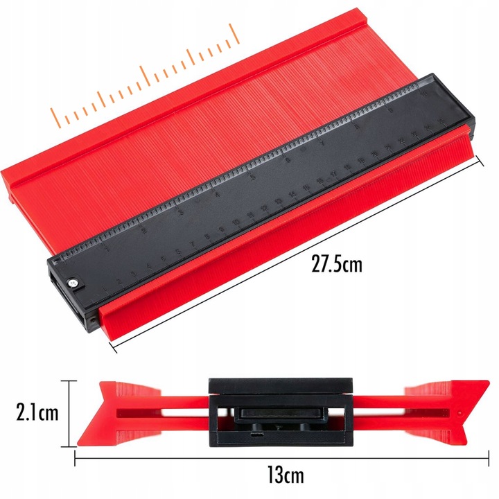 WZORNIK Konturów - Remontowy SZABLON Wykrojnik XL Znacznik do