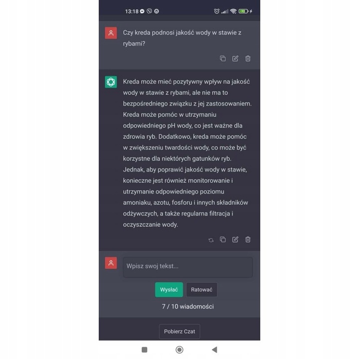 24 KG KREDA -BRYŁY- KAT II IDEALNA DO STAWU/OCZKA WODNEGO RaFish