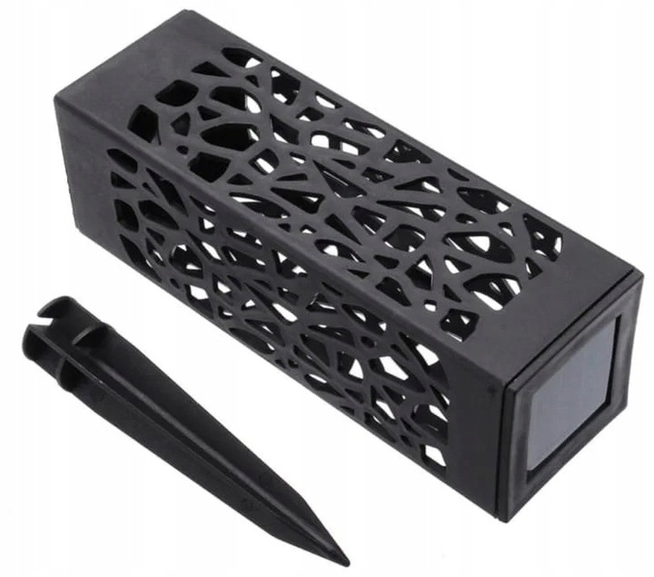 Lampy Solarne Ogrodowe LED Wbijana Do Ogrodu Zewnętrzna Barwa Ciepła Wzorek