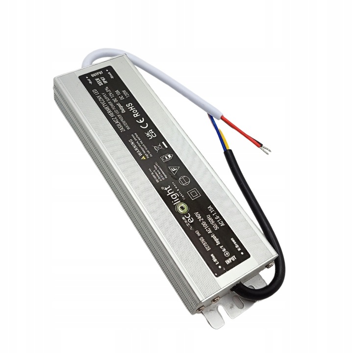 Eco Light Zasilacz LED hermetyczny 120W 12V 10A 245x75x40