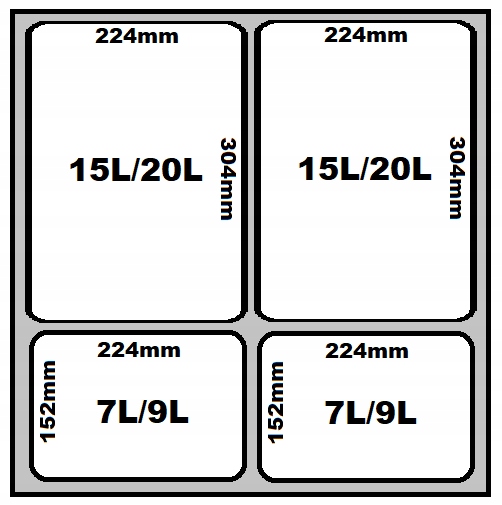 POJEMNIK DO SEGREGACJI ŚMIECI KOSZ NA ODPADY 9L