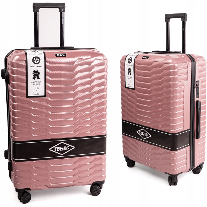 DUŻA WALIZKA PODRÓŻNA XXL NA 4 KÓŁKACH TORBA POLICARBON RGL