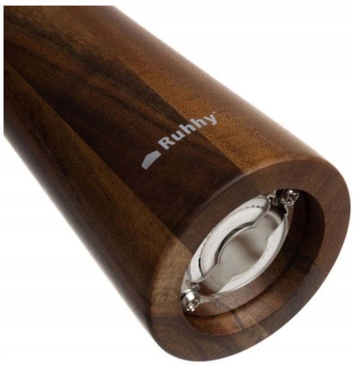 Młynek ręczny do soli i pieprzy DREWNIANY Ruhhy 2 sztuki