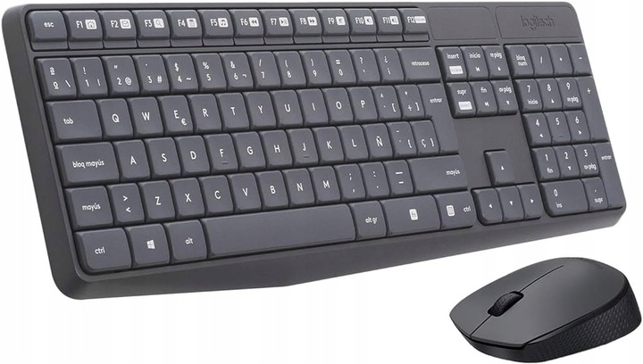 ZESTAW BEZPRZEWODOWY KLAW+MYSZ LOGITECH MK235