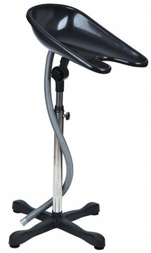 Przenośna myjka myjnia fryzjerska na statywie regulowana + wąż