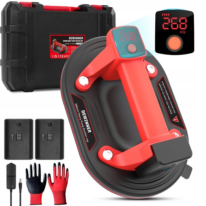 AUTOMATYCZNA AKUMULATOROWA ELEKTRYCZNA PRZYSSAWKA PRÓŻNIOWA z LCD