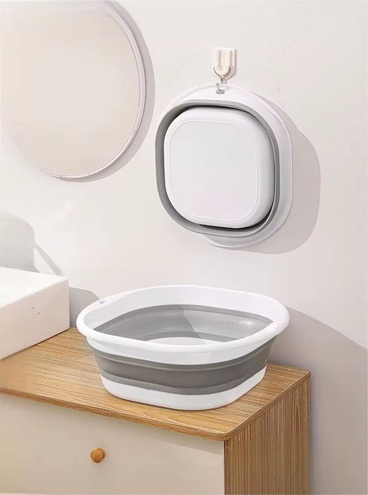 MISKA SKŁADANA SILIKONOWA UNIWERSALNA POJEMNIK TURYSTYCZNY DUŻA MISA 10 L