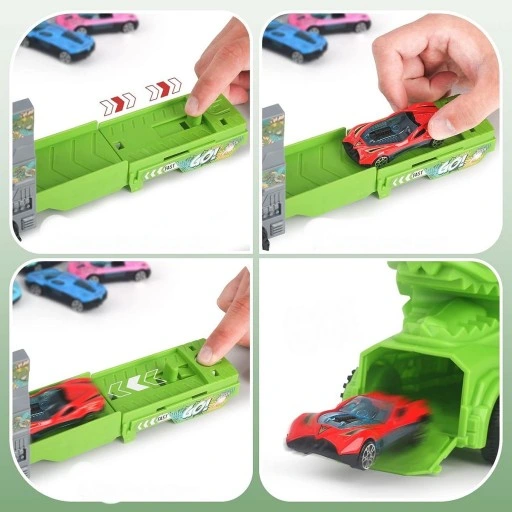 Laweta Tir Ciężarówka Wyrzutnia 6 Aut Autka Zestaw Samochód + Resoraki Auta