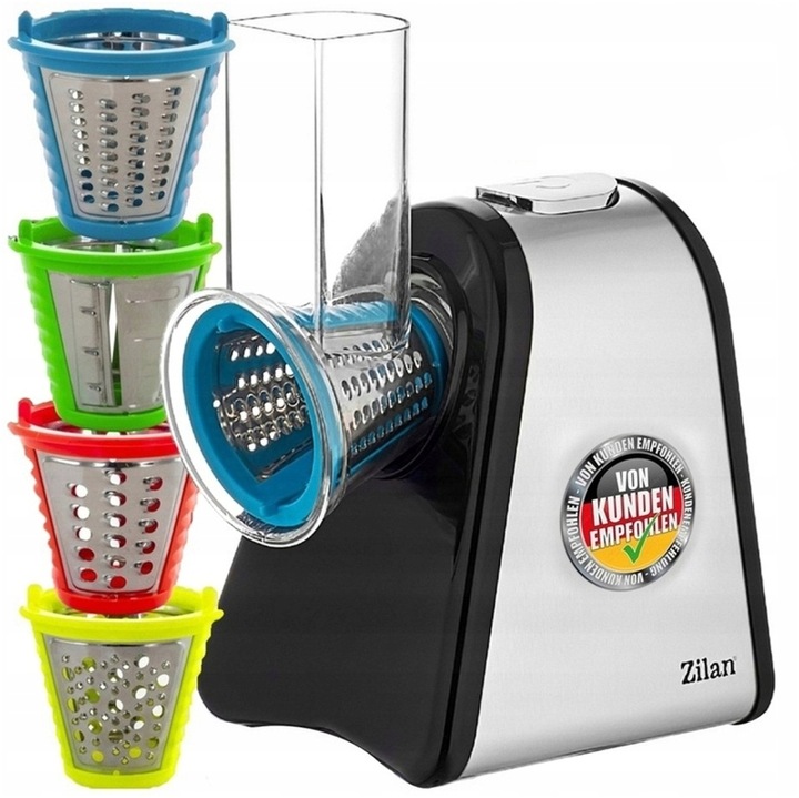 SZATKOWNICA ELEKTRYCZNA ROZDRABNIACZ DO WARZYW OWOCÓW 4 KOŃCÓWKI 200W