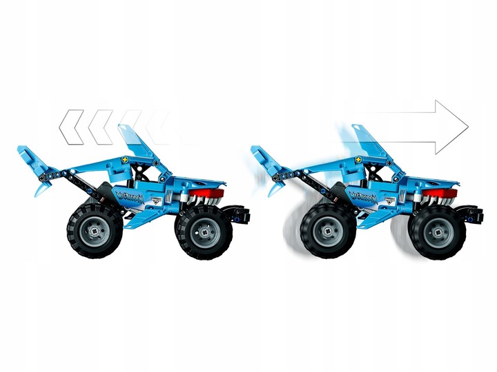 LEGO Technic Samochód Monster Truck Jam Megalodon