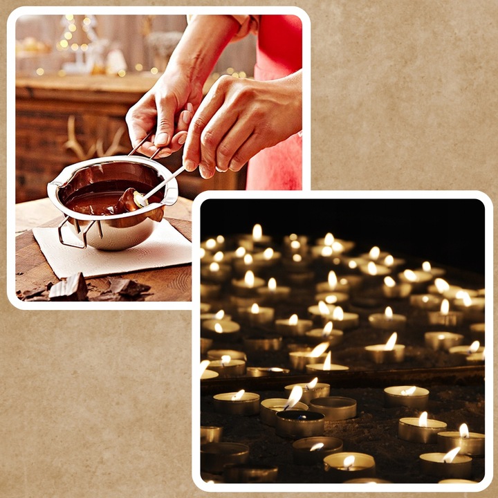 ZESTAW DO ROBIENIA ŚWIEC WOSK SOJOWY WYROBU ŚWIECZEK DIY NA PREZENT XL 99w1