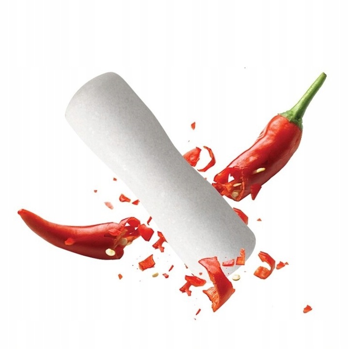 MOŹDZIERZ KUCHENNY KAMIENNY GRANITOWY TŁUCZEK DO UCIERANIA PRZYPRAW ZIÓŁ