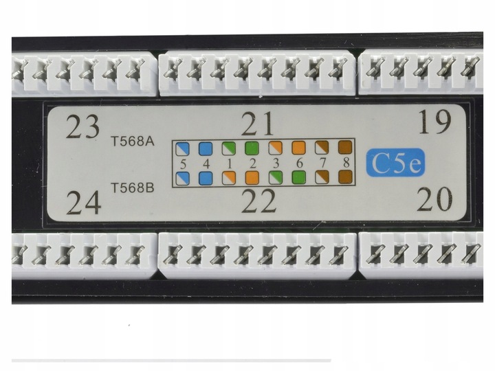 NEKU Patch panel patchpanel RACK 19'' 5e 24p UTP