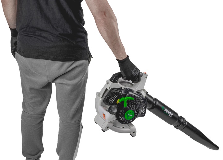 DMUCHAWA SPALINOWA 750 W OGRODOWA DO LIŚCI 50L ODKURZACZ ROZDRABNIACZ