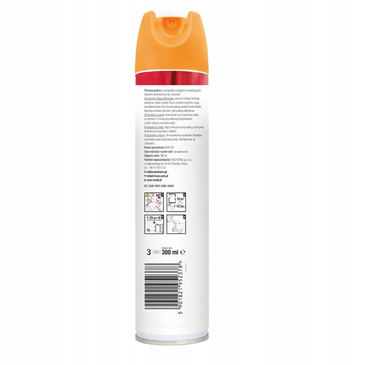 Nowy Silny Preparat na Pluskwy Środek na Pluskwy Spray 300ml VACO MAX