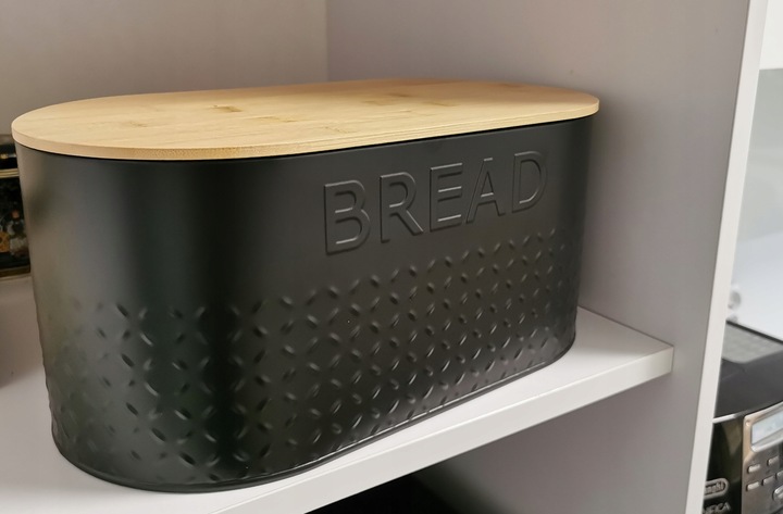 ZESTAW 5w1 CHLEBAK POJEMNIK NA KAWA CUKIER HERBATA DESKA KROJENIA CHZ03