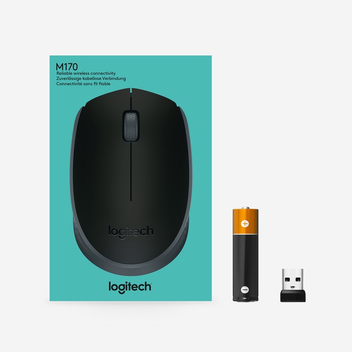 MYSZ BEZPRZEWODOWA LOGITECH M171 CZARNA