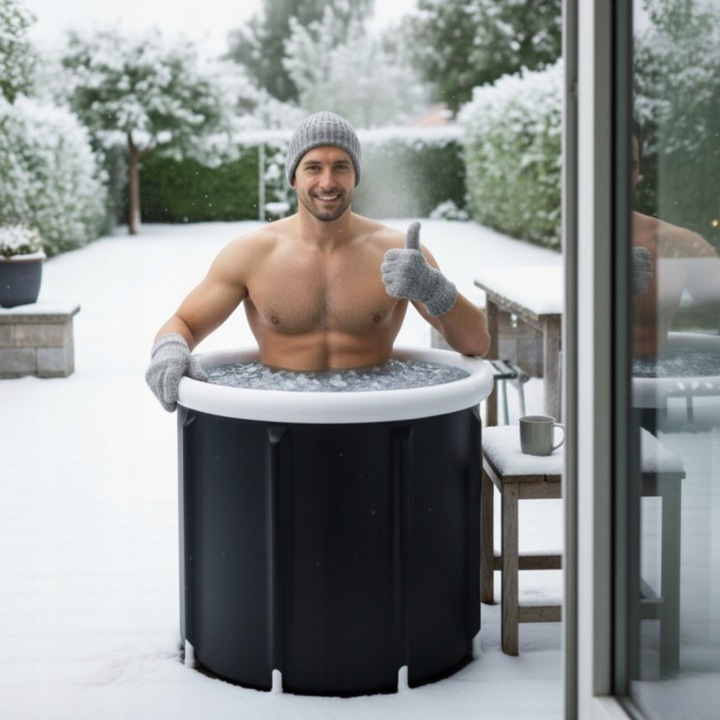 BECZKA DO MORSOWANIA BALIA 400L WANNA PRZENOŚNA REGENERACJA 80 CM