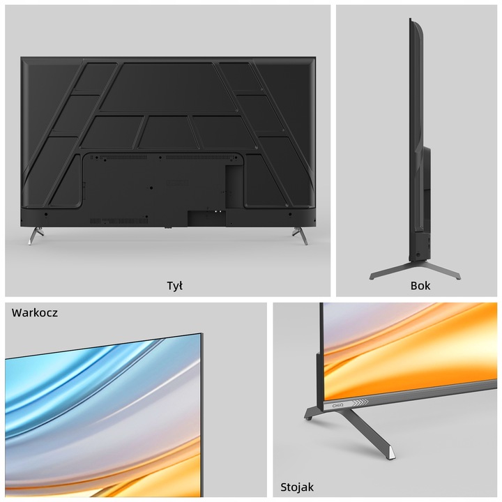 Telewizor CHiQ U43QM9G 43 Cali 4K UHD QLED-TV HDR10 DLG 120Hz MEMC