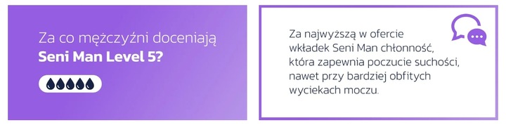 SENI MAN SUPER Level 5 wkładki urologiczne dla mężczyzn 15szt chłonność 5/5