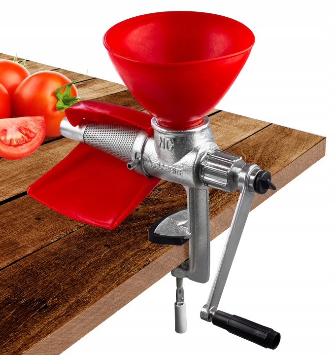 MASZYNKA ŻELIWNA SOLIDNA WYCISKARKA DO PRZECIERANIA POMIDORÓW OWOCÓW MOCNA