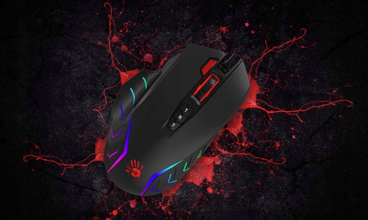 Mysz myszka Gamingowa dla graczy A4Tech J95S Core 3 RGB LED 8000 DPI