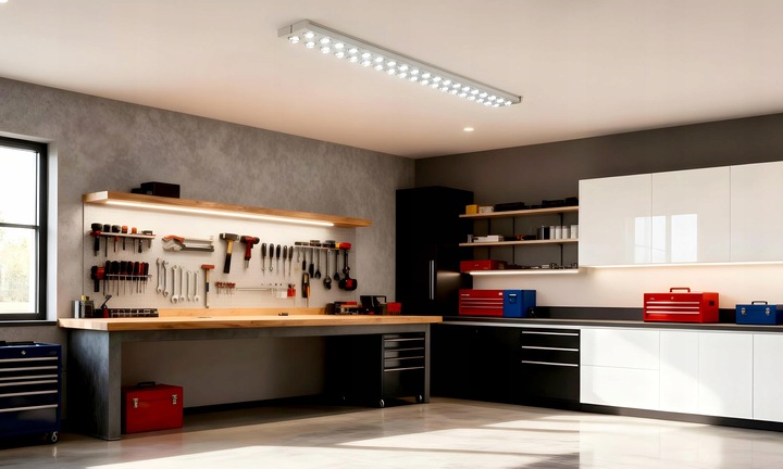 LAMPA ŚWIETLÓWKA LED 120cm OPRAWA NATYNKOWA ALUMINIUM 72W