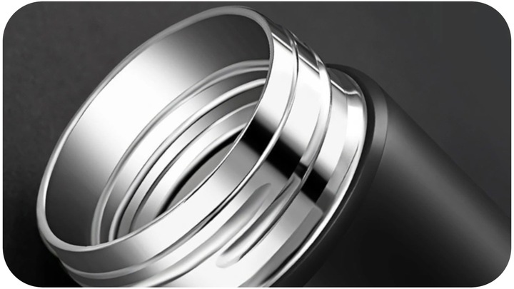 TERMOS KUBEK TERMICZNY BIDON NA KAWĘ HERBATĘ LED 500ML DUŻY SZCZELNY SMART