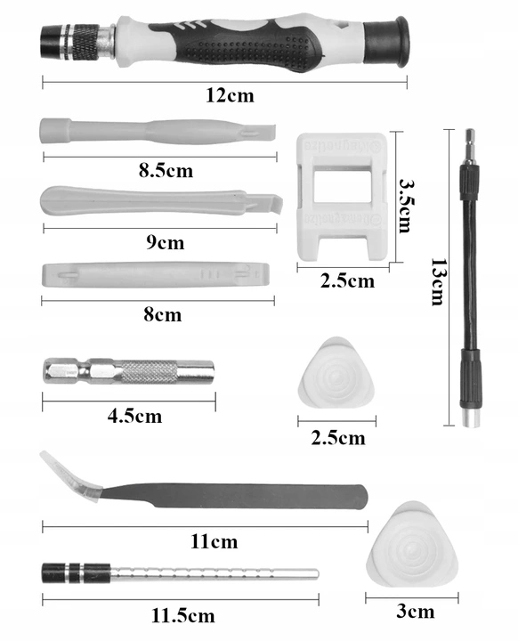 ZESTAW NARZĘDZI DO NAPRAWY TELEFONÓW TABLETÓW