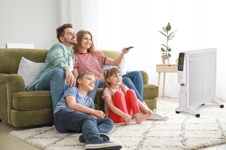 GRZEJNIK ELEKTRYCZNY NA PODCZERWIEŃ TERMOSTAT TIMER PILOT Biały 2000W