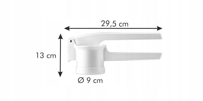 PRASKA DO ZIEMNIAKÓW WYCSIKACZ UGNIATACZ CIASTA MASZYNKA DO WARZYW TESCOMA