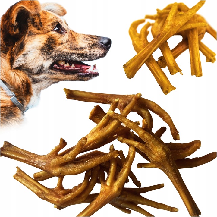 PRZYSMAKI GRYZAK DLA PSA NATURALNY ŁAPKI NÓŻKI KURZE DROBIOWE 1 KG