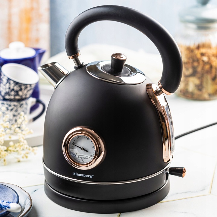 Czajnik elektryczny 1.8L z Termometrem RETRO Klausberg KB-7905 2200W