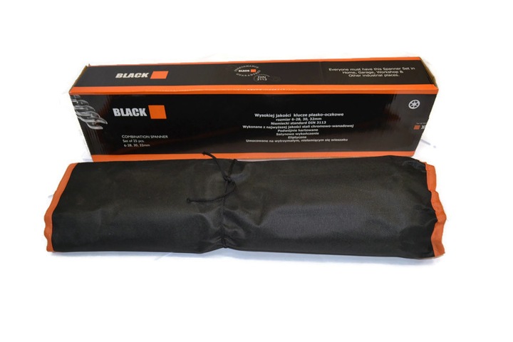 ZESTAW KLUCZY PŁASKO OCZKOWYCH 25 SZT 6-32mm DOUBLE POUCH COLD STEMP