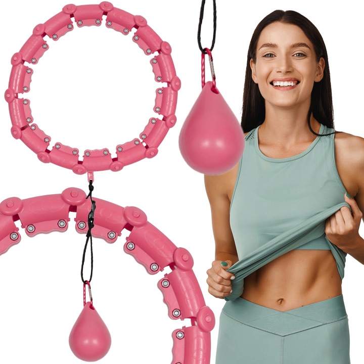 HULA HOP ODCHUDZAJĄCY SMART Z OBCIĄŻNIKIEM OBCIĄŻENIEM HULAHOP ODCHUDZAJĄCE