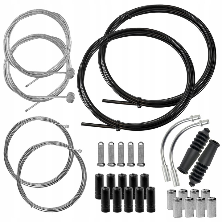 KOMPLETNY zestaw linki pancerze przerzutki hamulca MTB MARKOWY Clarks