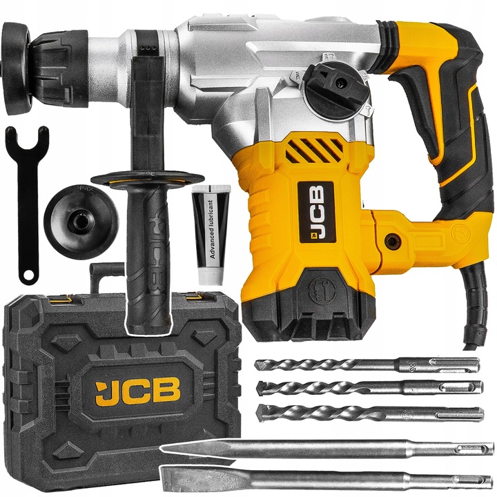 WIERTARKA UDAROWA SDS+ MŁOTOWIERTARKA 6J MOCNA 1500W Z UDAREM WALIZKA