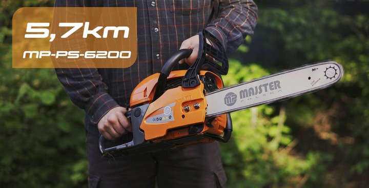 PIŁA spalinowa ALU karter pilarka Łańcuchowa 5,7km 58cm3 2x