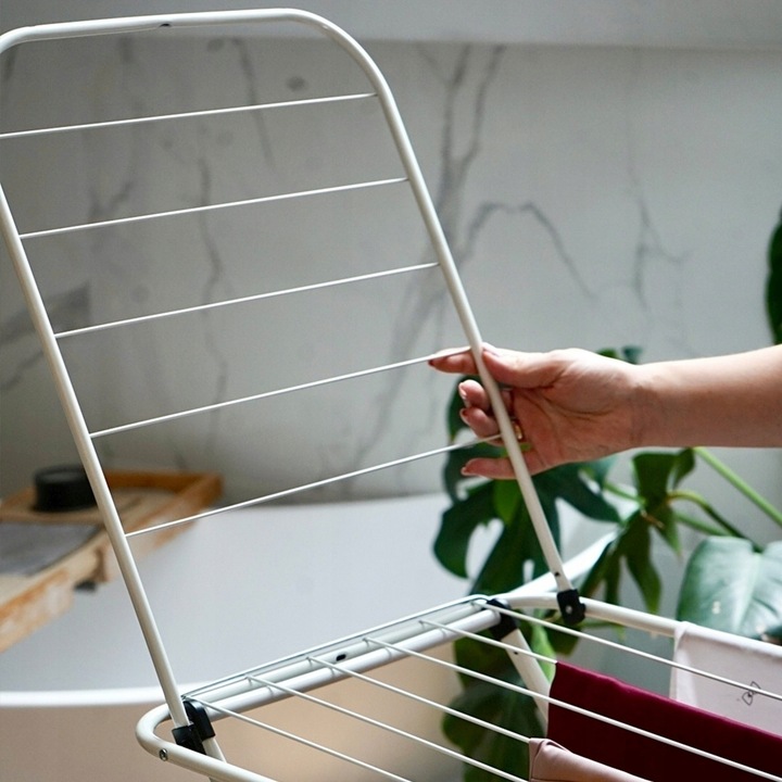 SUSZARKA Balkonowa na PRANIE Rozkładana na Ubrania Tadar Basic 182x40x86 cm