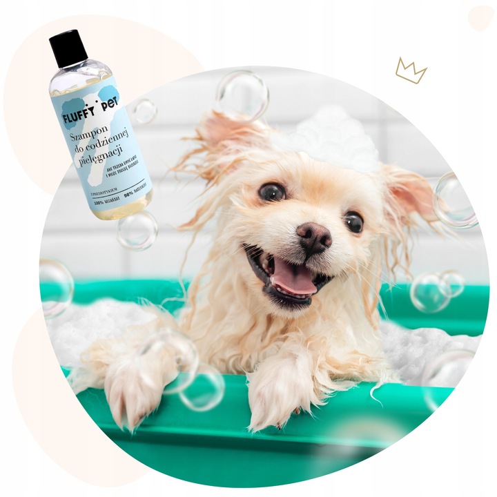 SZAMPON dla psów do codziennej pielęgnacji FluffyPet 300ml HIPOALERGICZNY