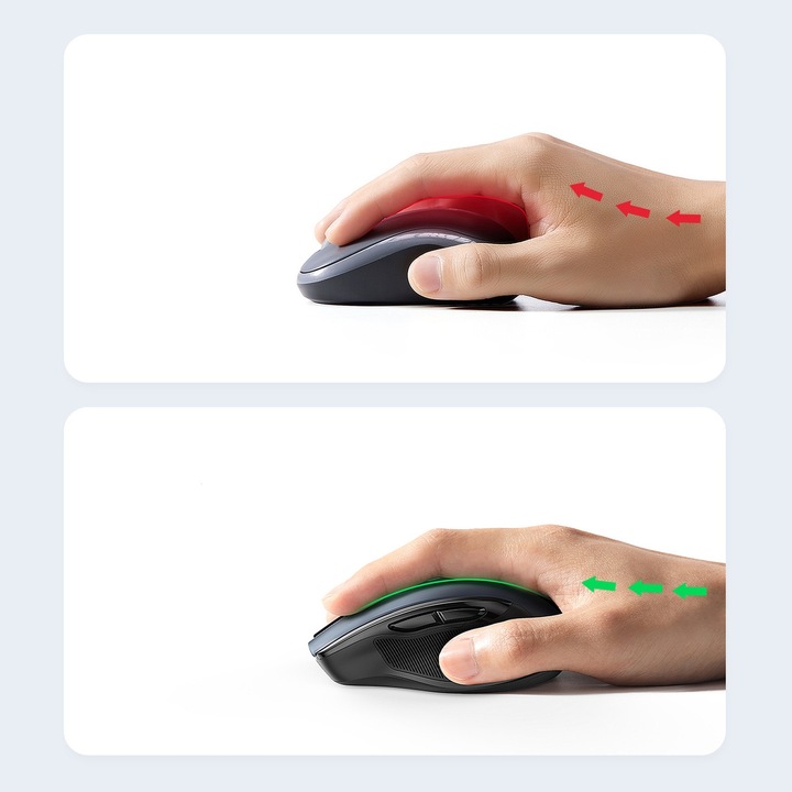 UGREEN MYSZKA OPTYCZNA MYSZ BEZPRZEWODOWA USB 2.4GHZ 4000 DPI + BATERIA AA