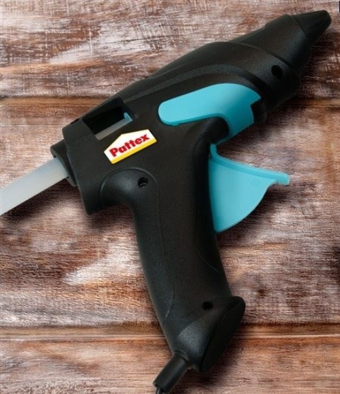 PISTOLET DO KLEJU NA GORĄCO PATTEX + 6 PAŁECZEK