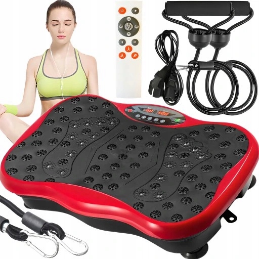 Platforma Wibracyjna Do Ćwiczeń Masażer Vibro Slim Wyszczuplająca + Pilot